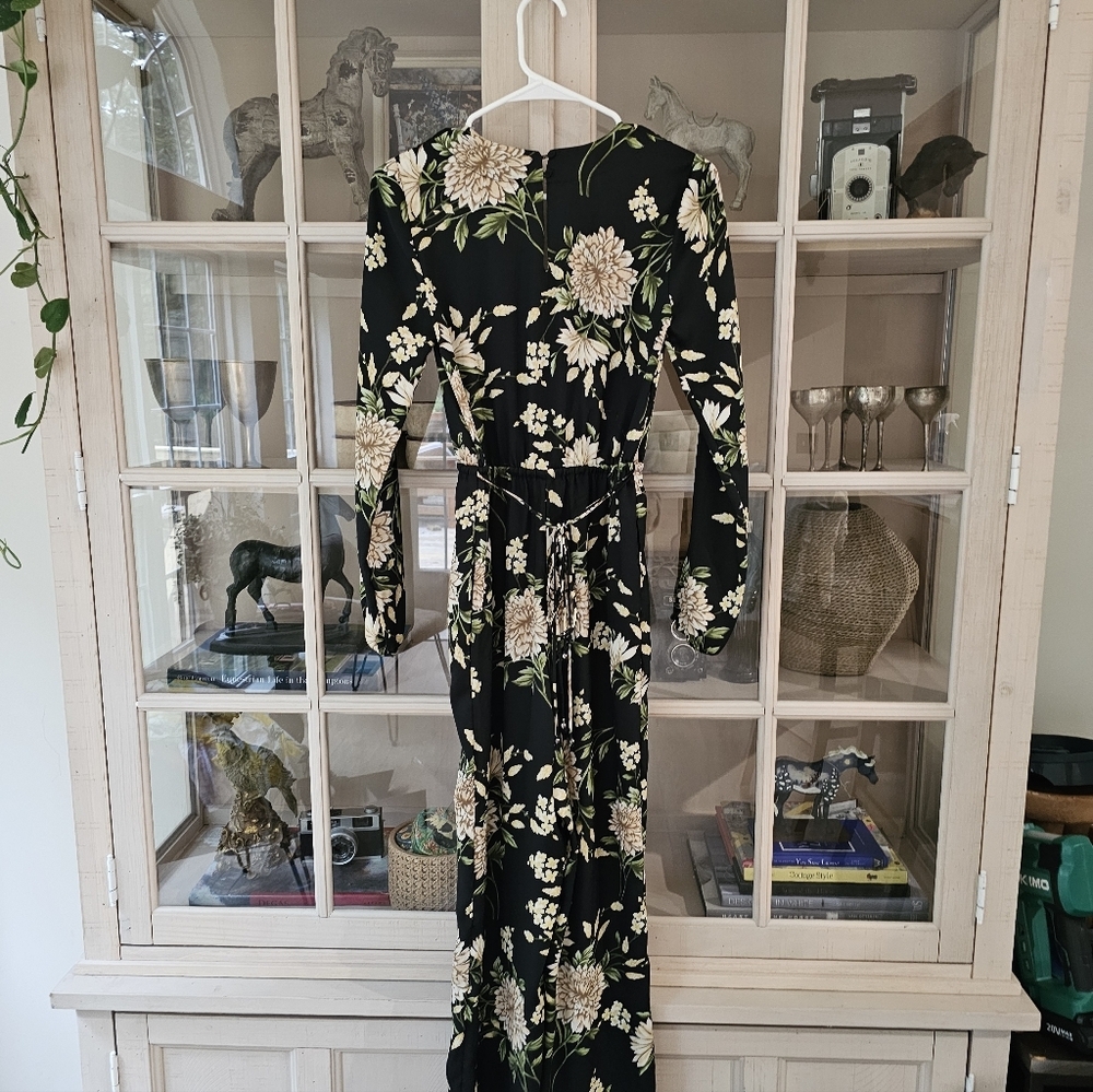 Bcbgmaxazria Garden Floral Wide-Leg Jumpsuit - Picture 7 of 11